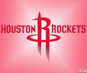 yapboz Logo Houston Rockets, NBA takımı. Güneybatı Grubu, Batı Konferansı